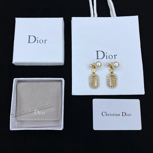 Dior飾品 迪奧經典熱銷款明星紅人同款Dior迪奧耳釘耳環  zgd1347